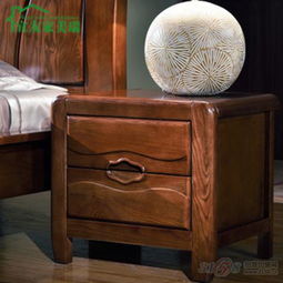 精品特价实木床头柜 榆木新中式设计，打造优雅卧室储物空间